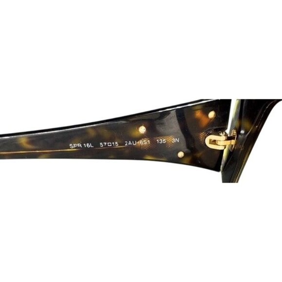 Prada Milano Tortoise Shell Gradient Lens Sunglasses SPR16L 57-16 2AU6S1- LT3233 - Picture 6 of 6